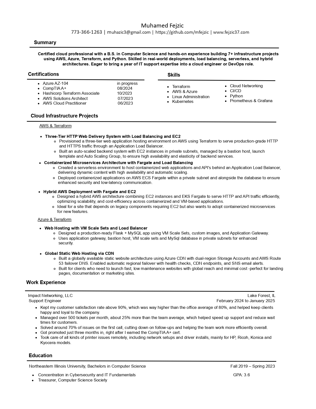 Resume Image Preview